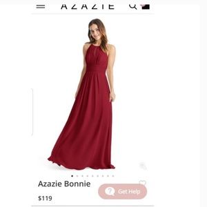 Azazie Burgundy Bridesmaid Dress
